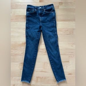 Free People high rise dark denim jeans